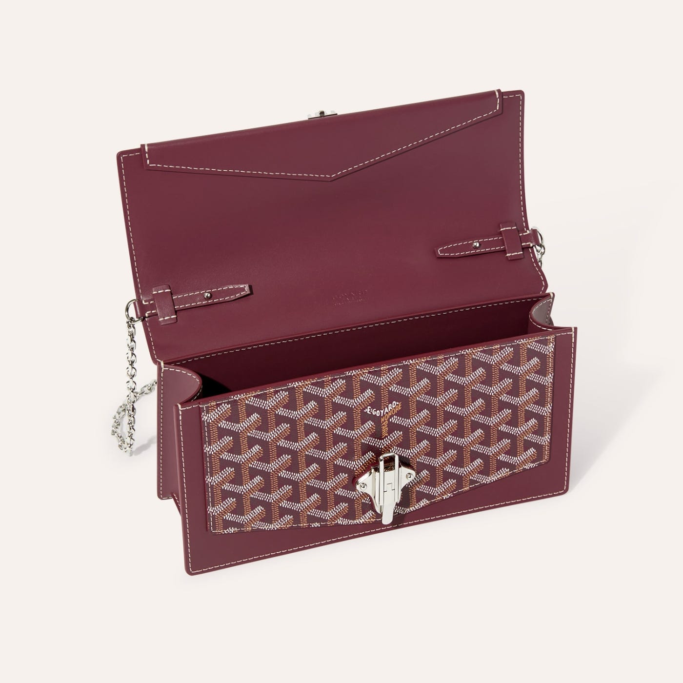 Goyard Duchesse Marie-Caroline Bag Burgundy - Image 4